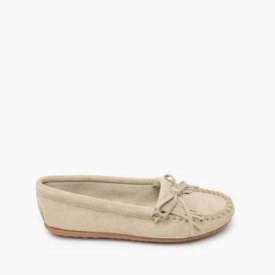 Minnetonka Kilty Hardsole Moccasins in premium suede, pre-order now.