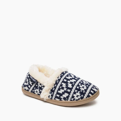 Pre Order Minnetonka DINA SHOES with knit material, pile lining, and memory foam insole.