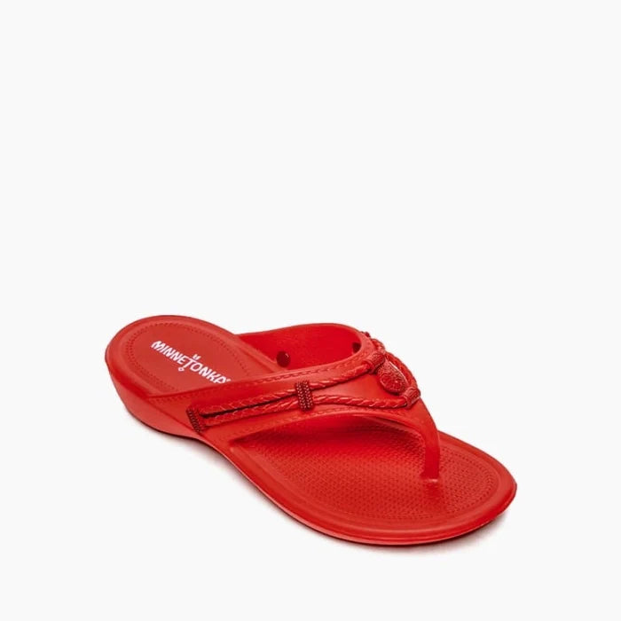 Minnetonka SILVERTHORNE PRISM Chilli Red Attractive Shoes