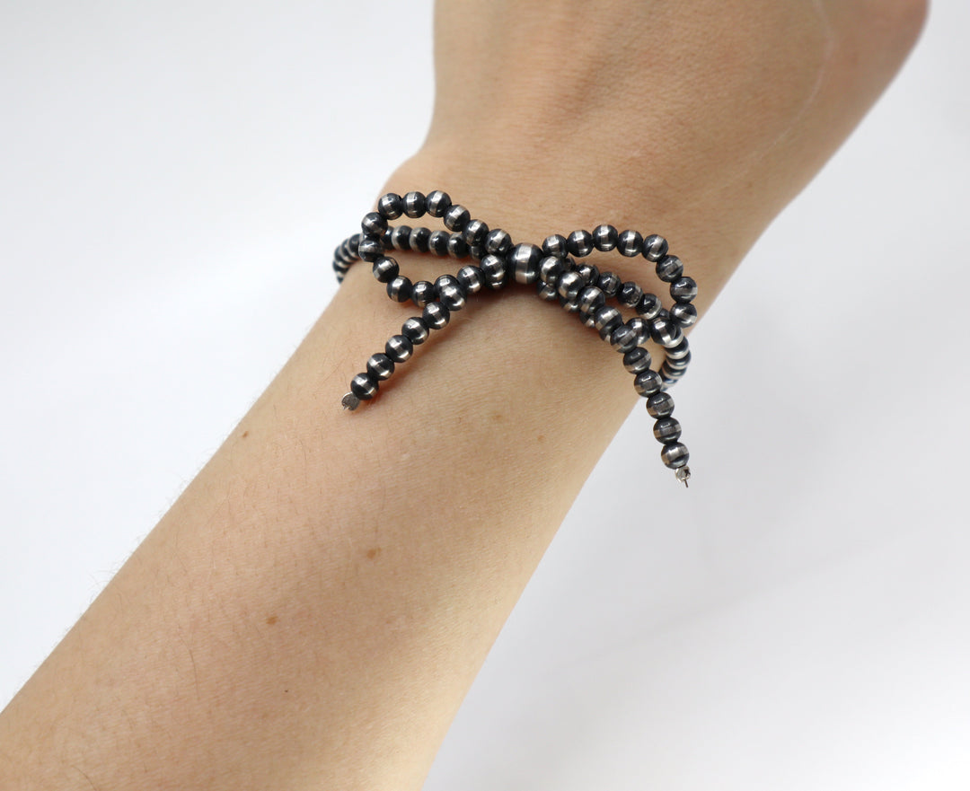 Handmade Pearl Bow Bracelet