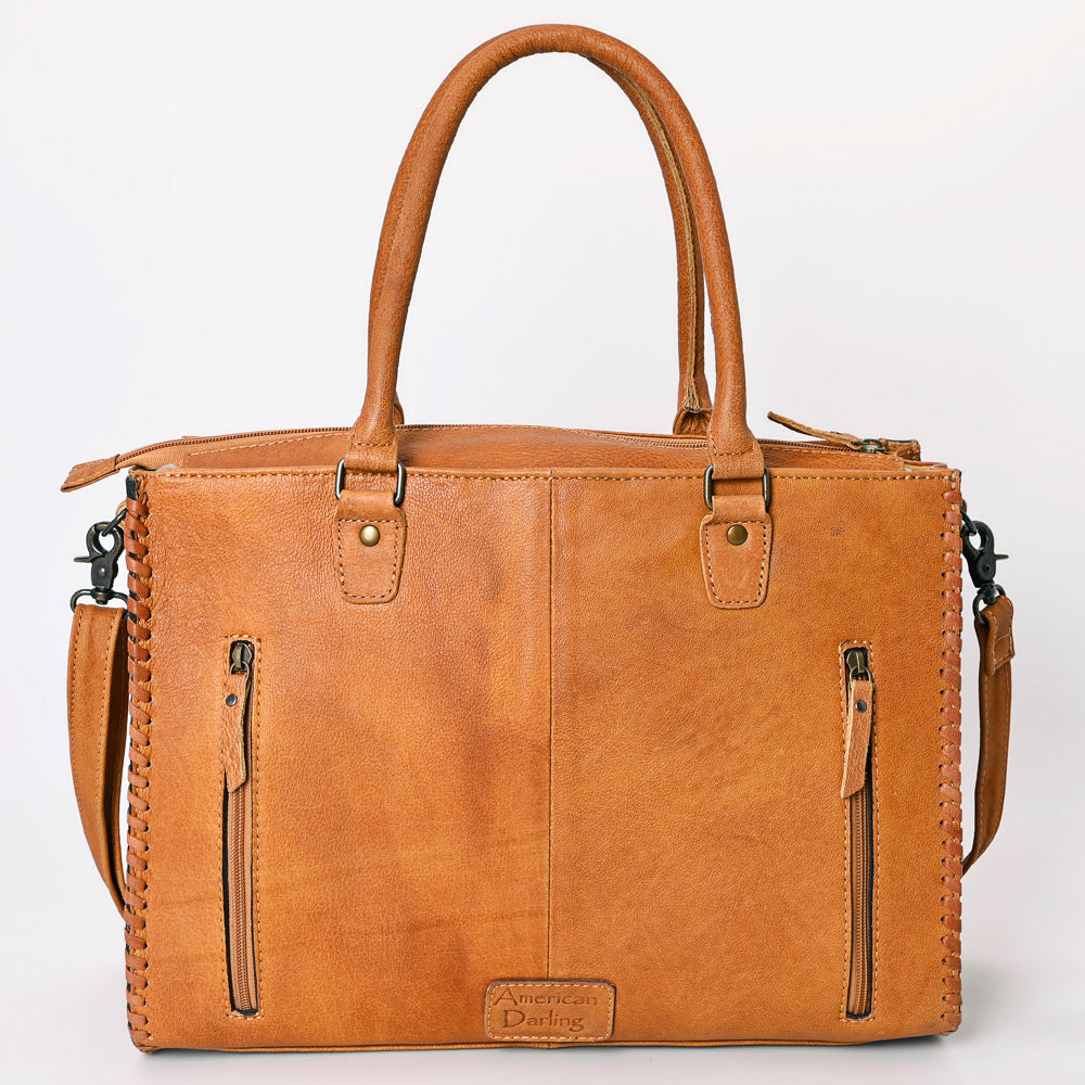 American Darling Briefcase ADBG235G, handmade leather design.