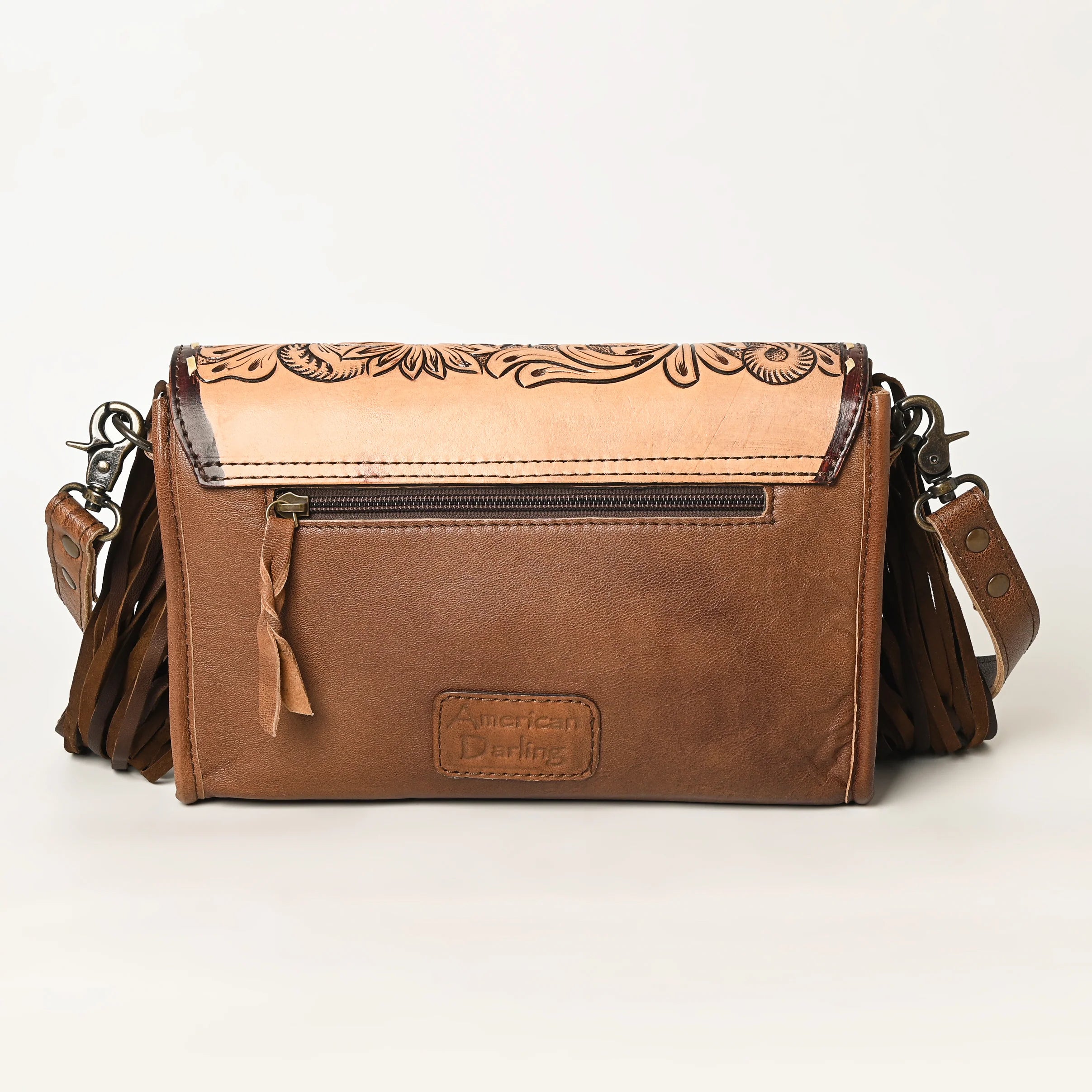 American Darling Crossbody Bag ADBG555BRWFRNG