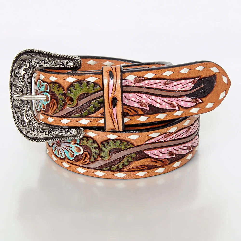 American Darling 32'' Belt ADBLF152-S | Hand-Tooled Leather Style