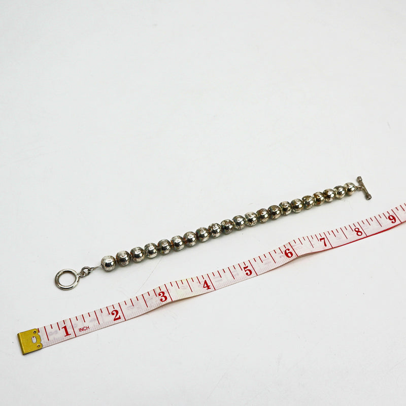 Handmade Sterling Silver Pearl Bracelet PSTPB02 with 7.5-inch length and 16.3g weight