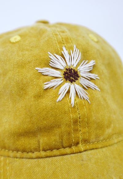 Wild Sour White Flower Hat WSH05G2