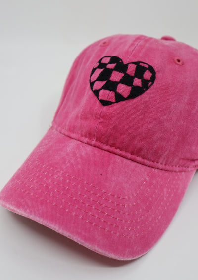 Wild Sour Checkered Heart Hat WSH040