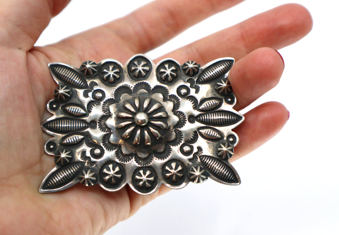 Handmade Sterling Silver Belt Buckle PSTPBB01