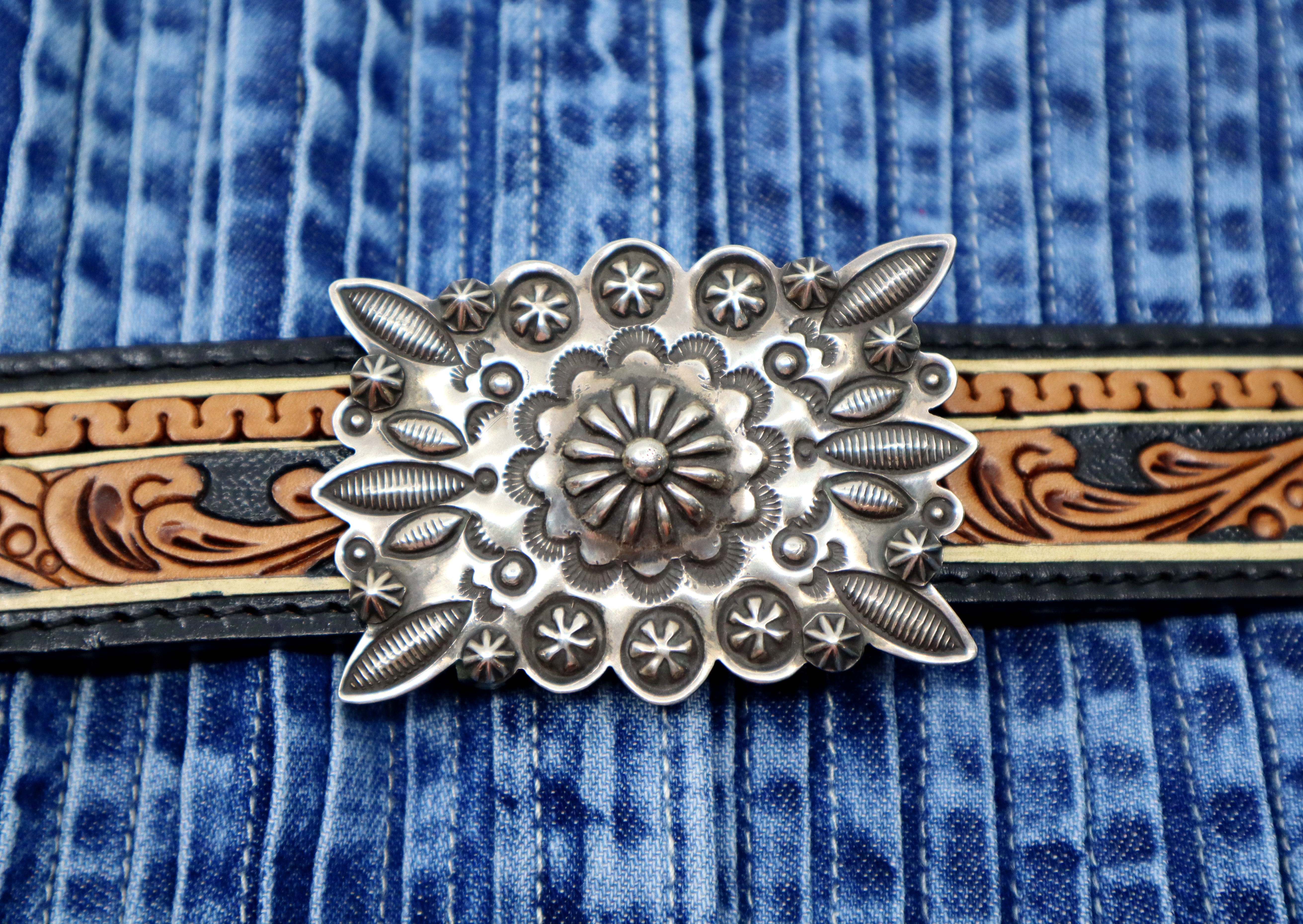 Handmade Sterling Silver Belt Buckle PSTPBB01