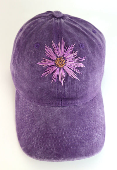 Wild Sour Purple Flower Hat PSTPH010P