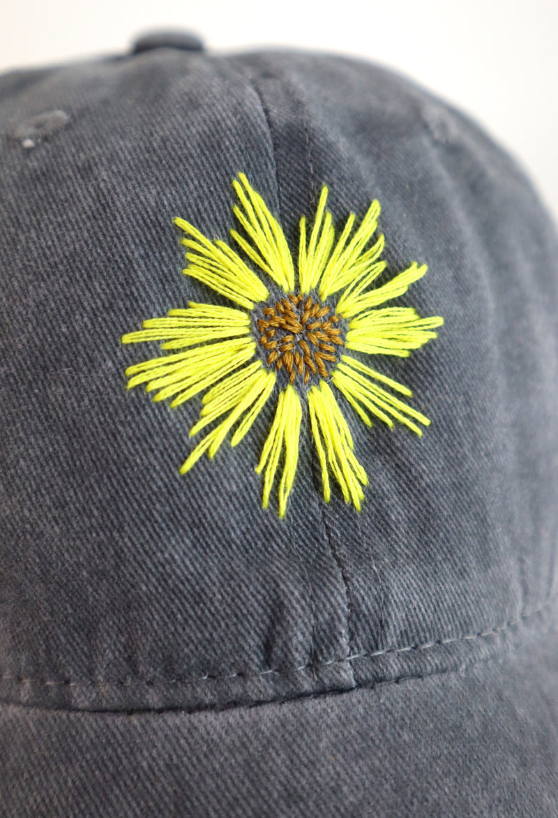 Wild Sour Yellow Daisy Hat WSH010Y