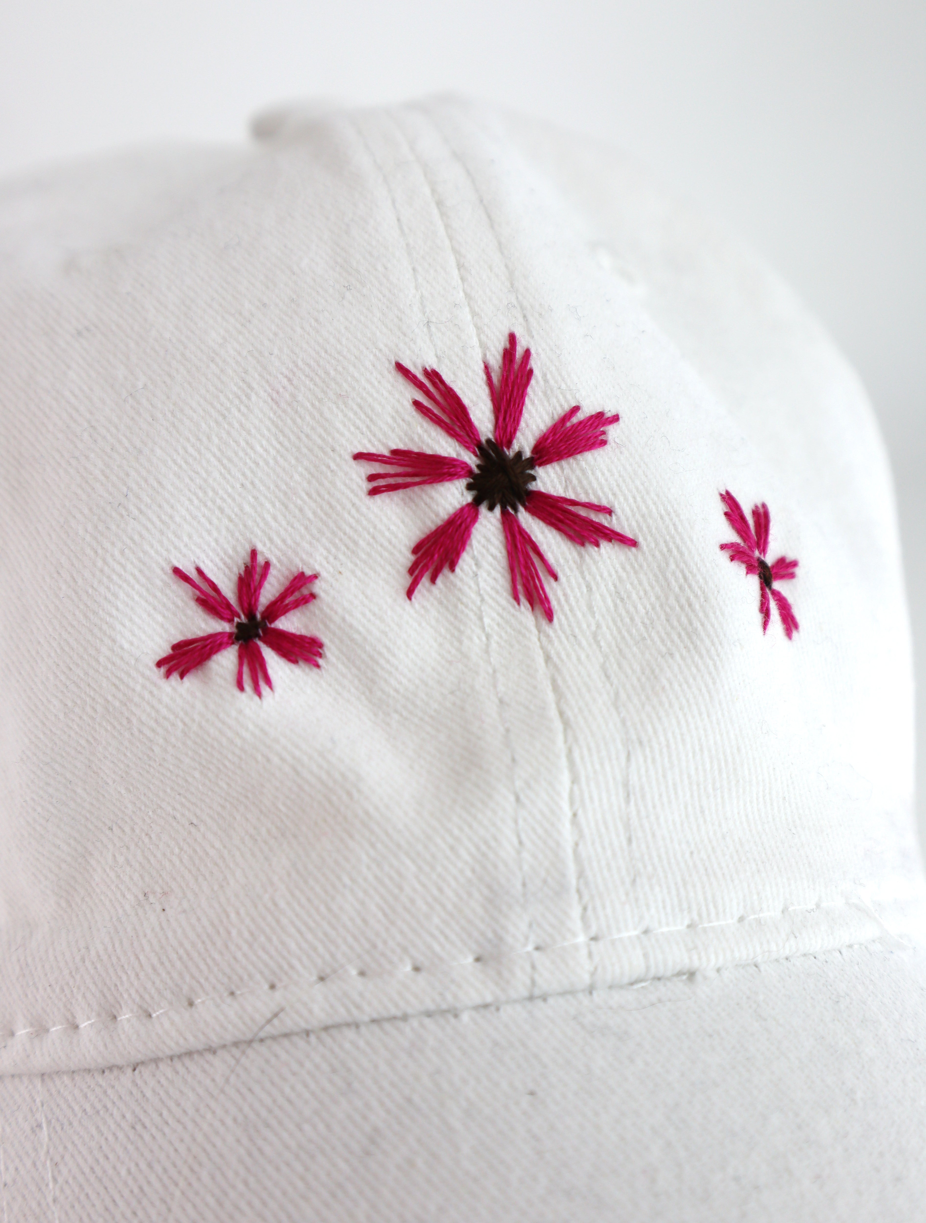 Wild Sour Little Pink Daisies Hat WSH070B