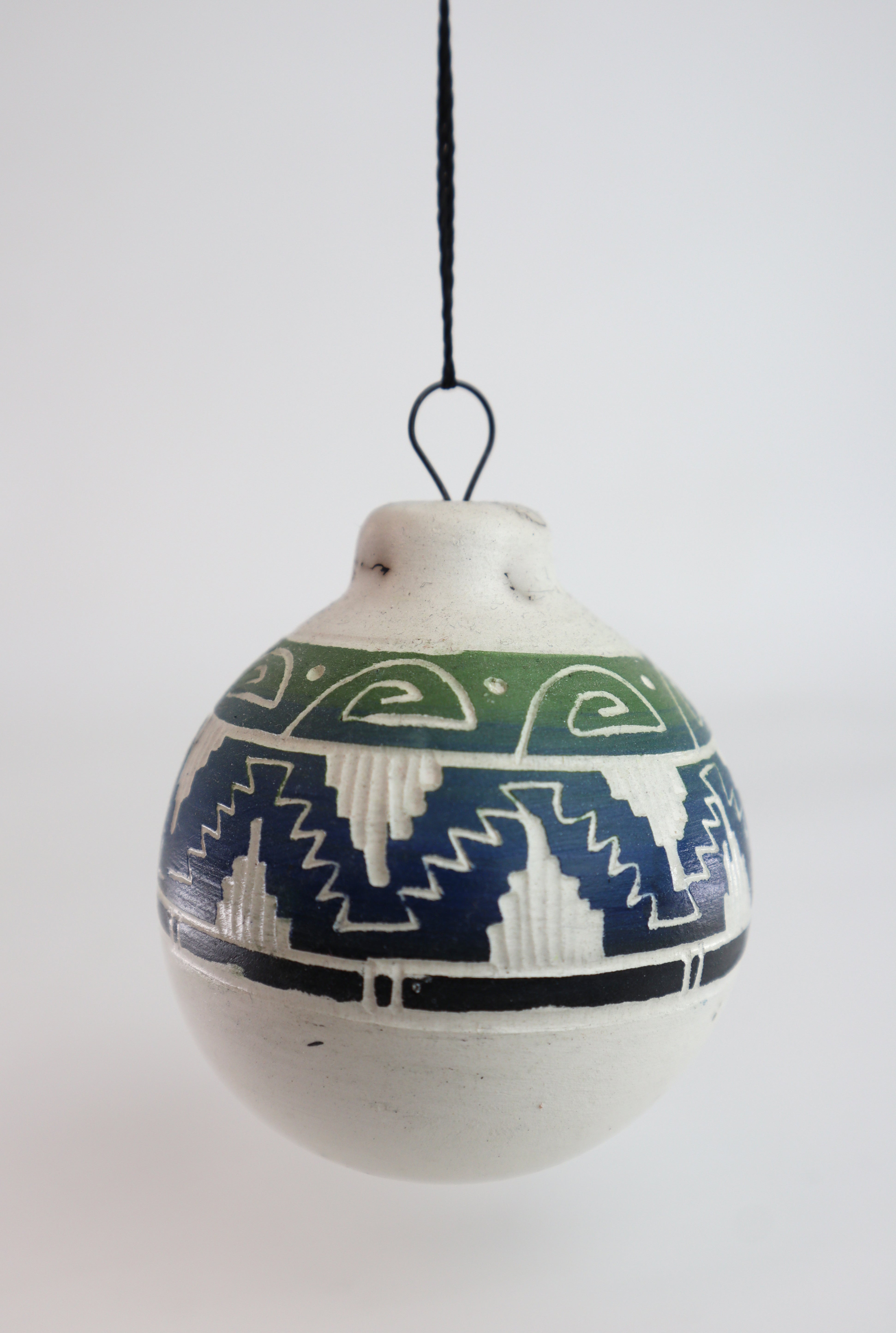 Navajo Ornament with traditional patterns and colors.