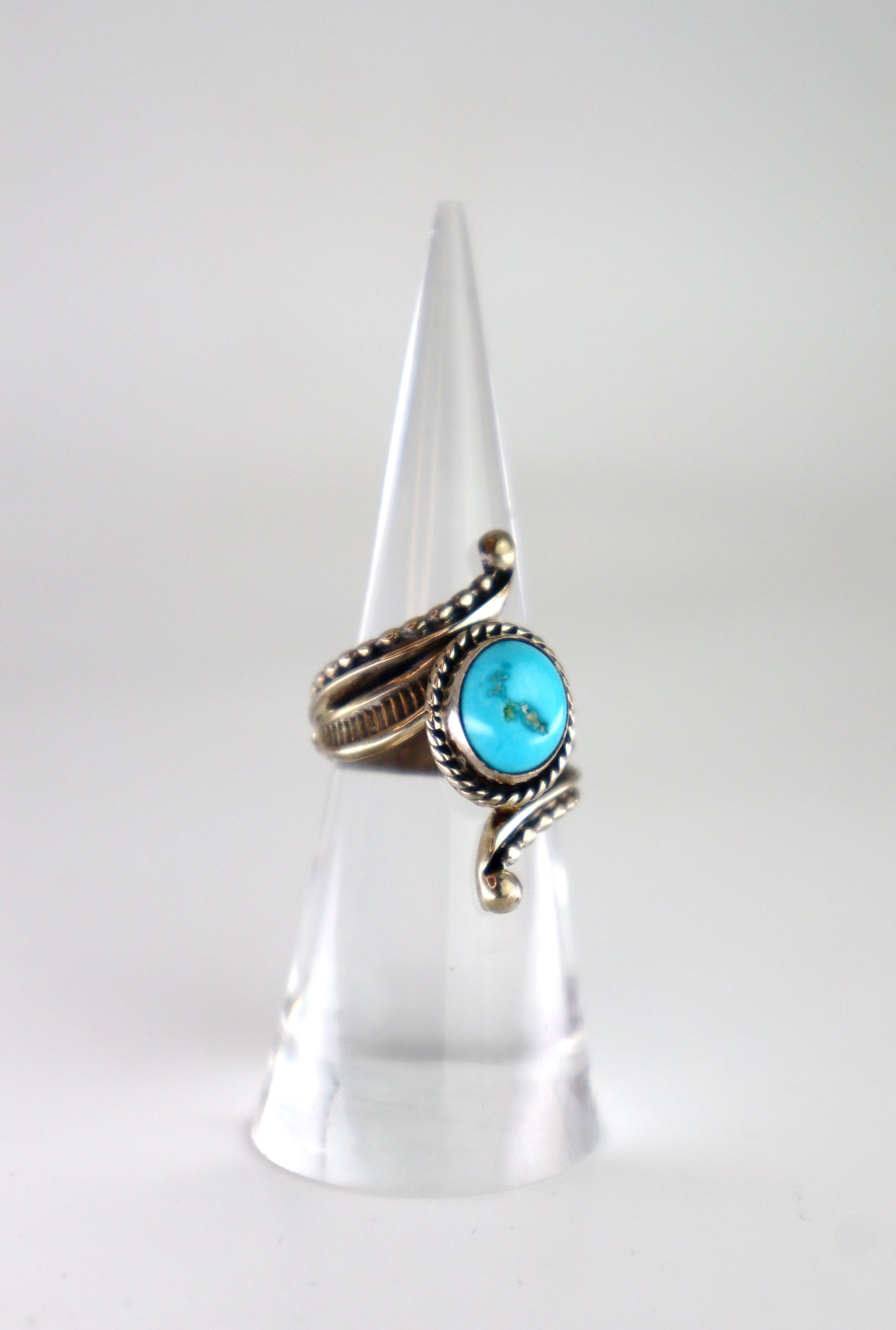 Handmade Navajo Sterling Turquoise Statement Ring