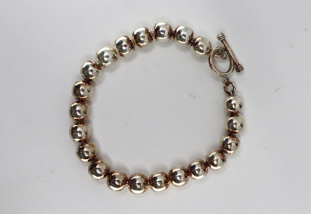 Handmade Sterling Silver Pearl Bracelet PSTPB02 with 7.5-inch length and 16.3g weight