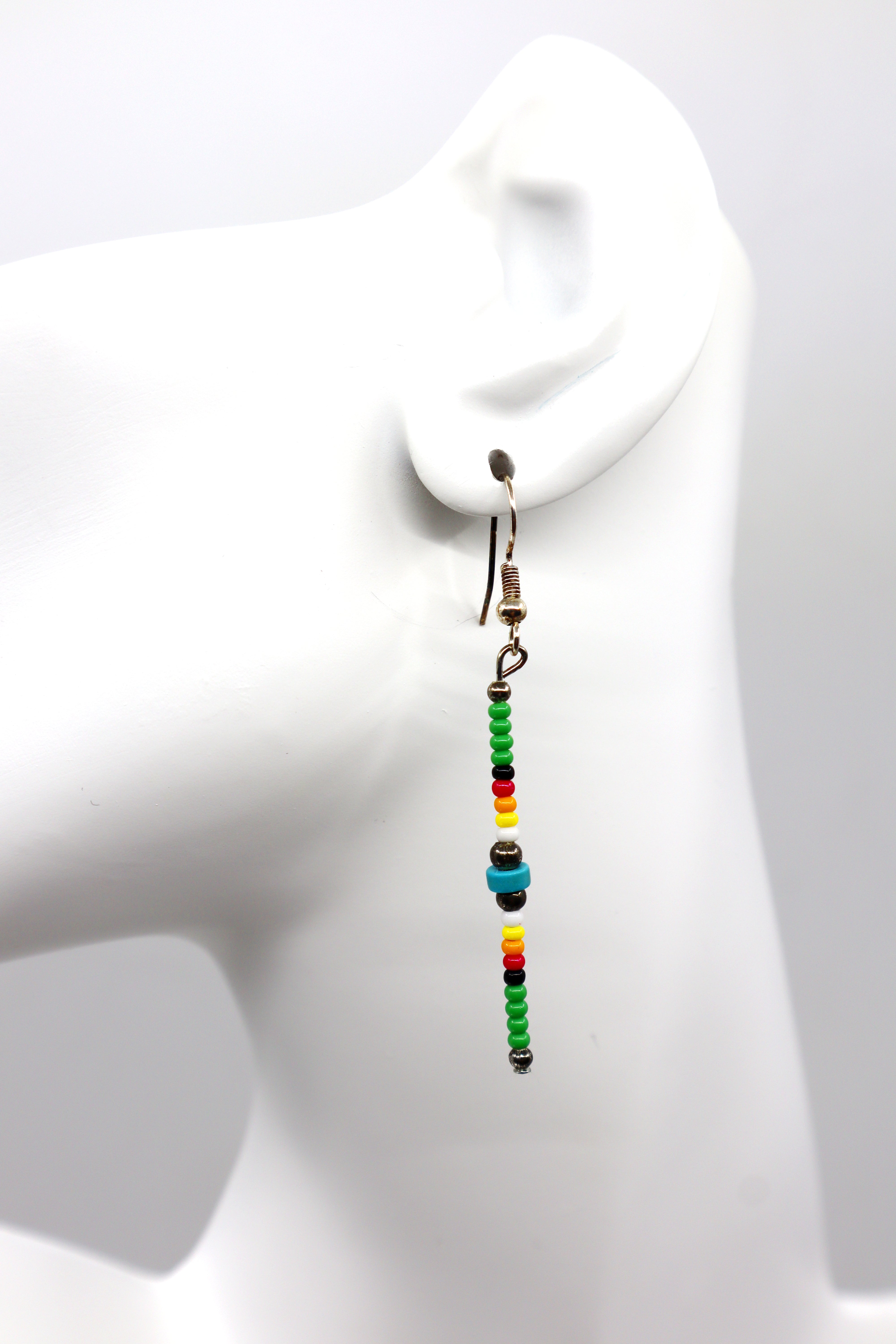 Handmade Beaded Statement Earrings PSTPE39G