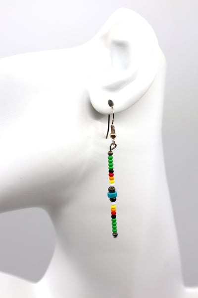 Handmade Beaded Statement Earrings PSTPE39G