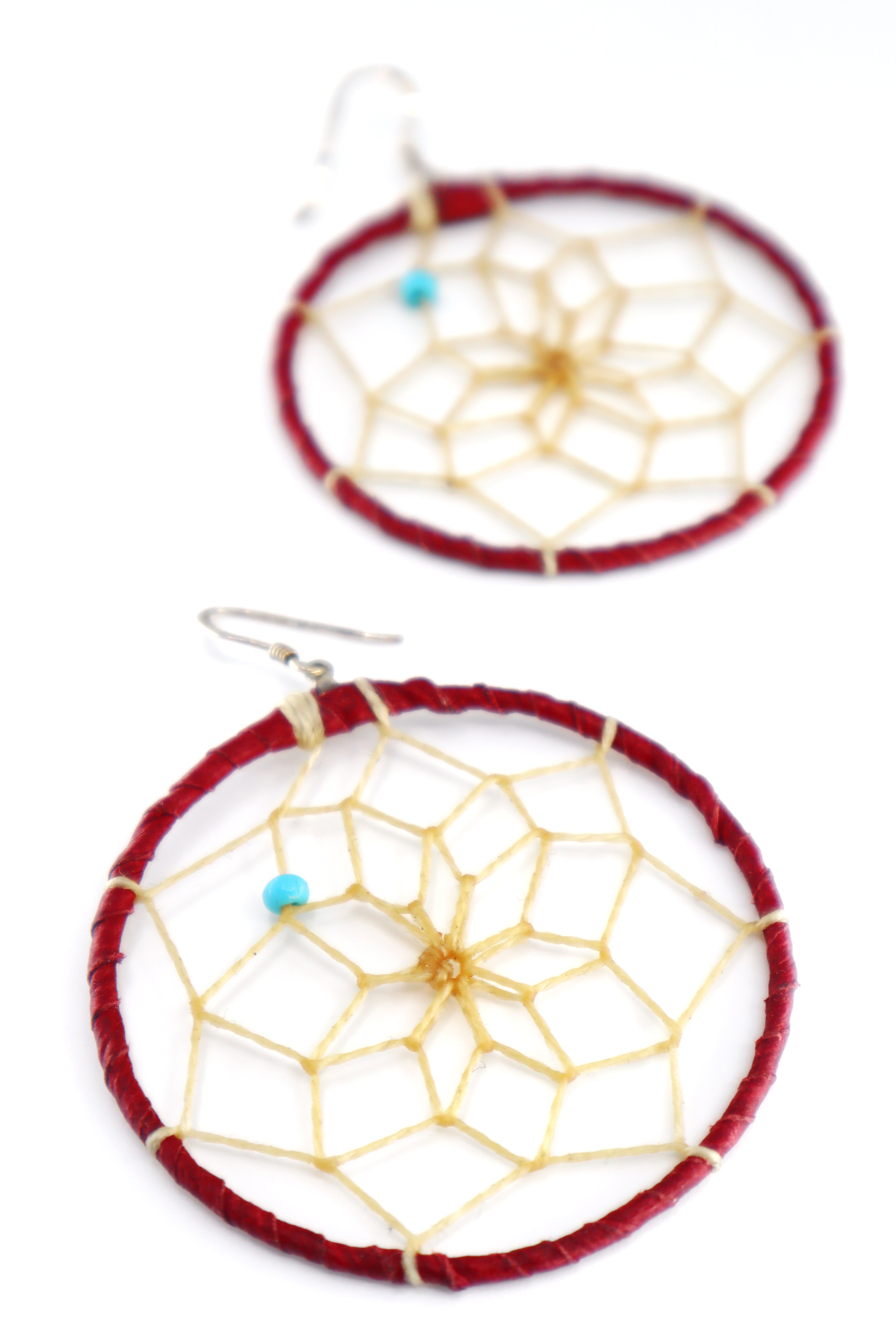 Handmade Dream Catcher Earrings PSTPE19