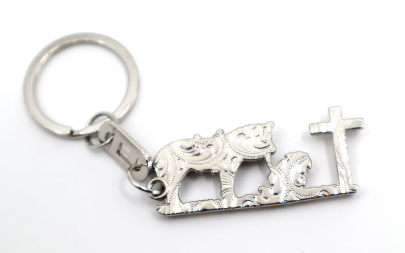 Praying Cowboy Key Ring PSTPKR09