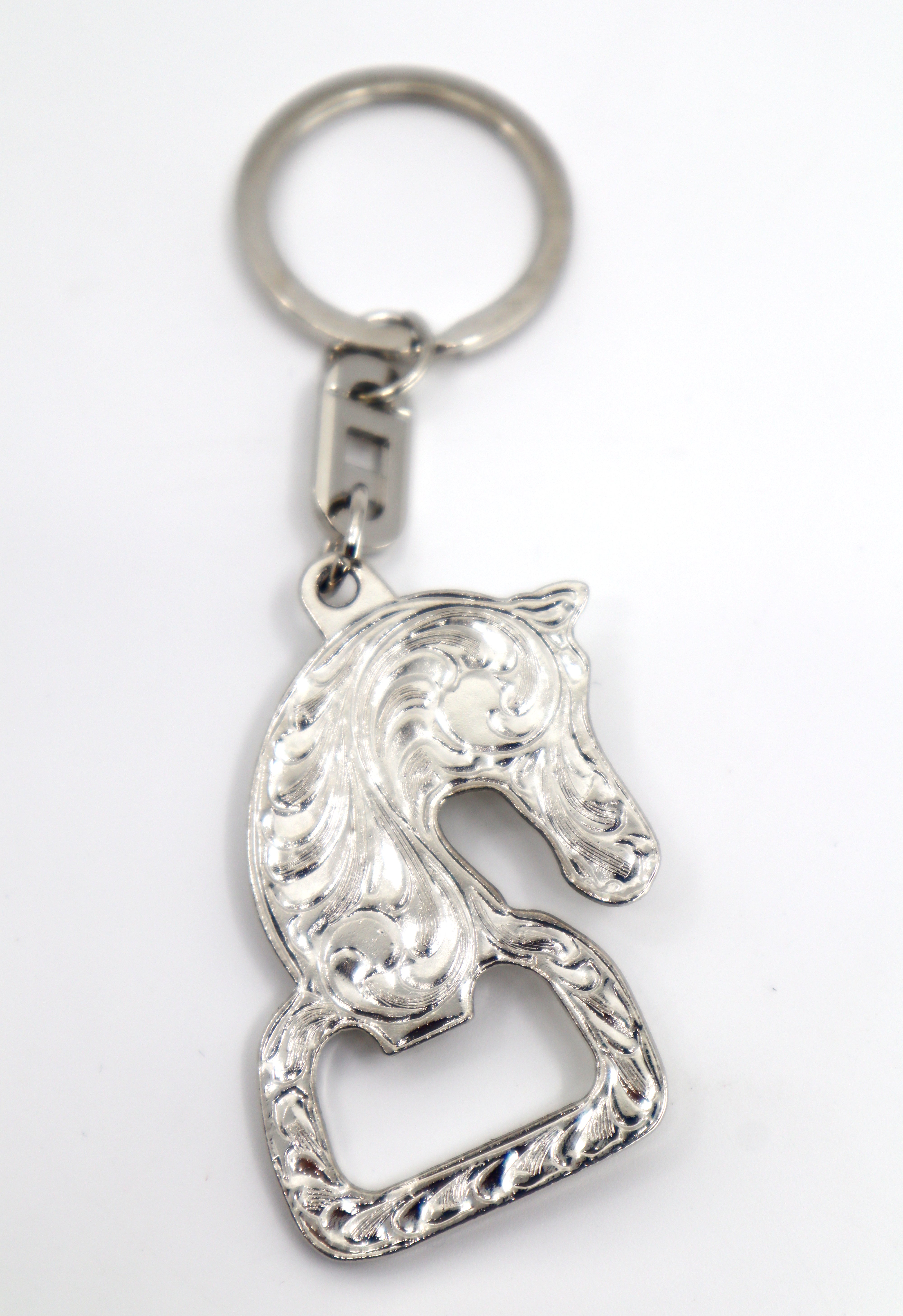 Steel Horse Bottle Opener Key Ring PSTPKR05