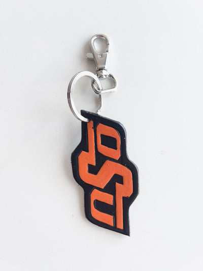 OSU Leather Key Ring PSTPKR04