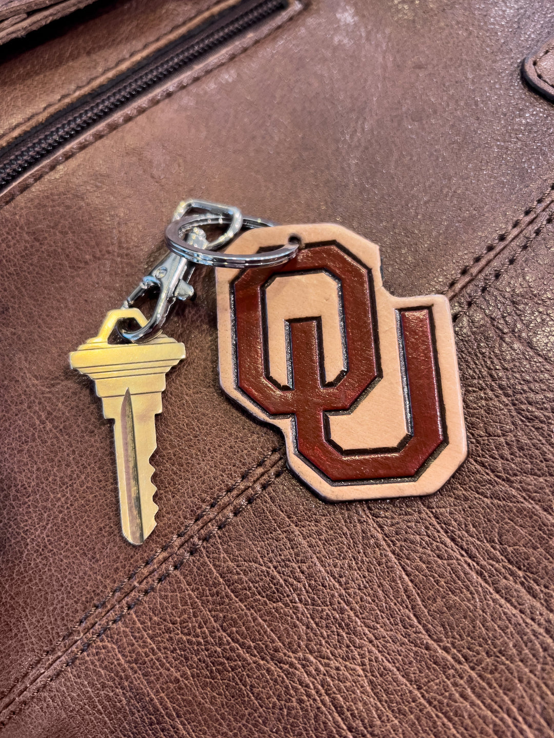OU Leather Key Ring Key Ring PSTPKR04 | Keeping Your Key Secure ...
