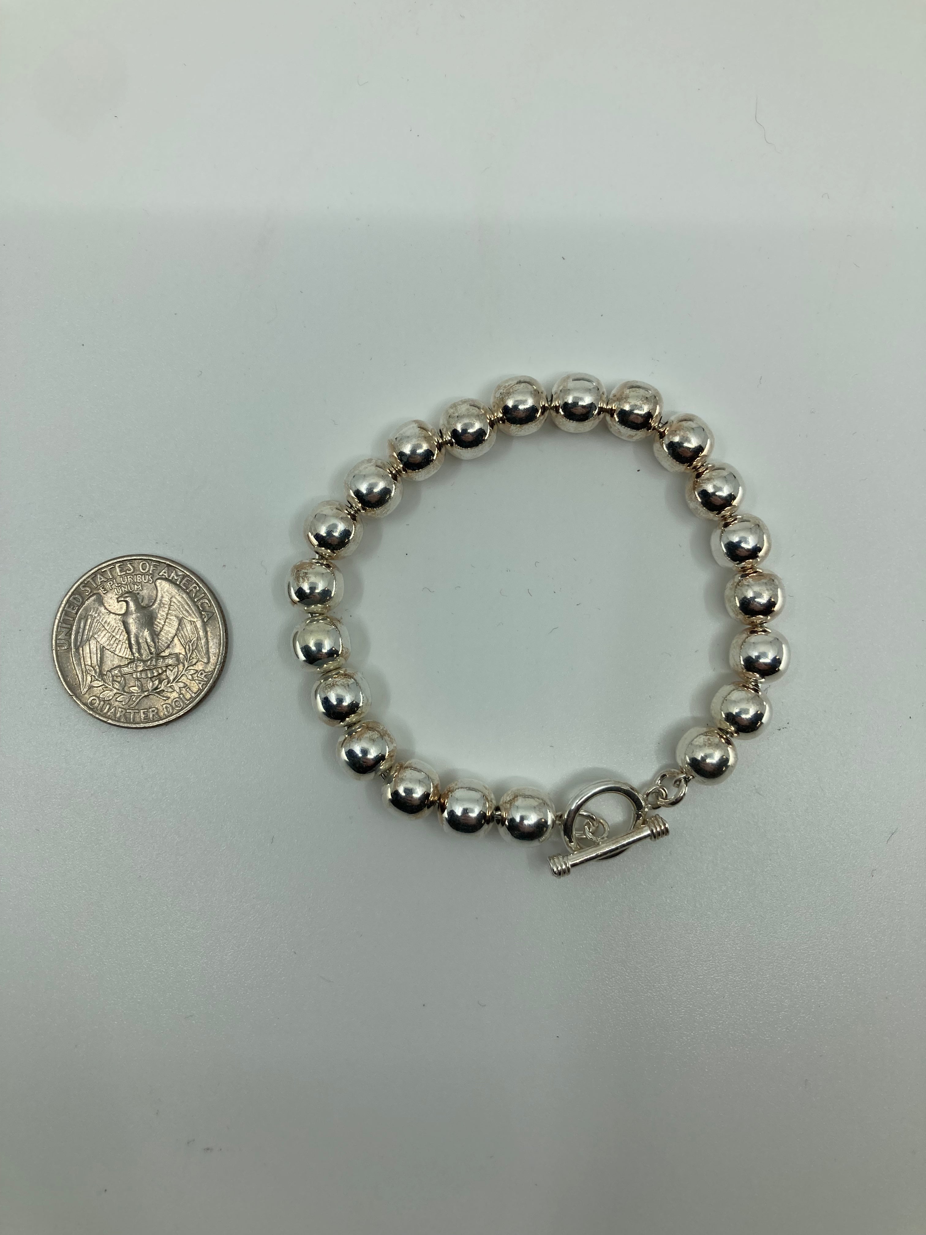 Handmade Sterling Silver Pearl Bracelet PSTPB02