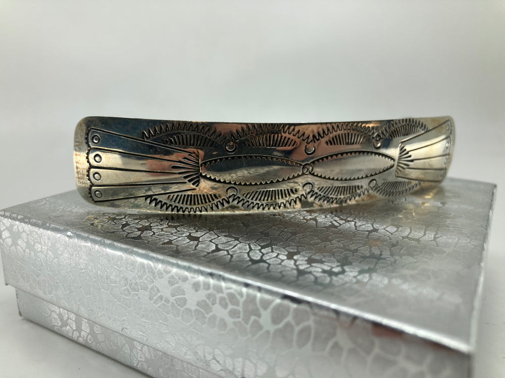Handmade Navajo Sterling Silver Barrette PSTPHC03