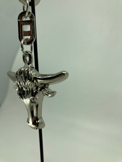 Bull Head Key Ring PSTPKR06