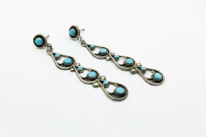 Turquoise Drop Post Earrings PSTPE47
