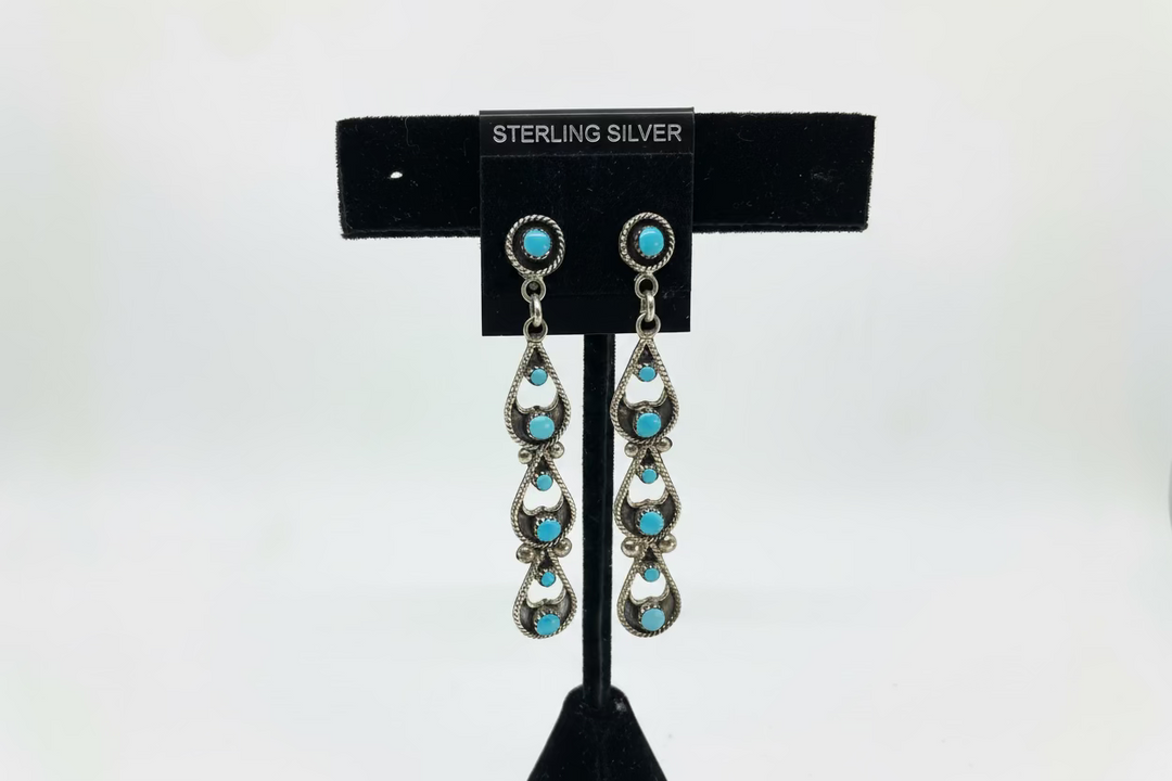 Turquoise Drop Post Earrings PSTPE47