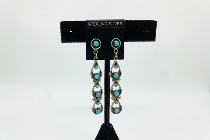 Turquoise Drop Post Earrings PSTPE47