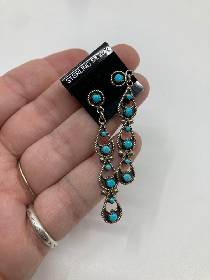 Turquoise Drop Post Earrings PSTPE47