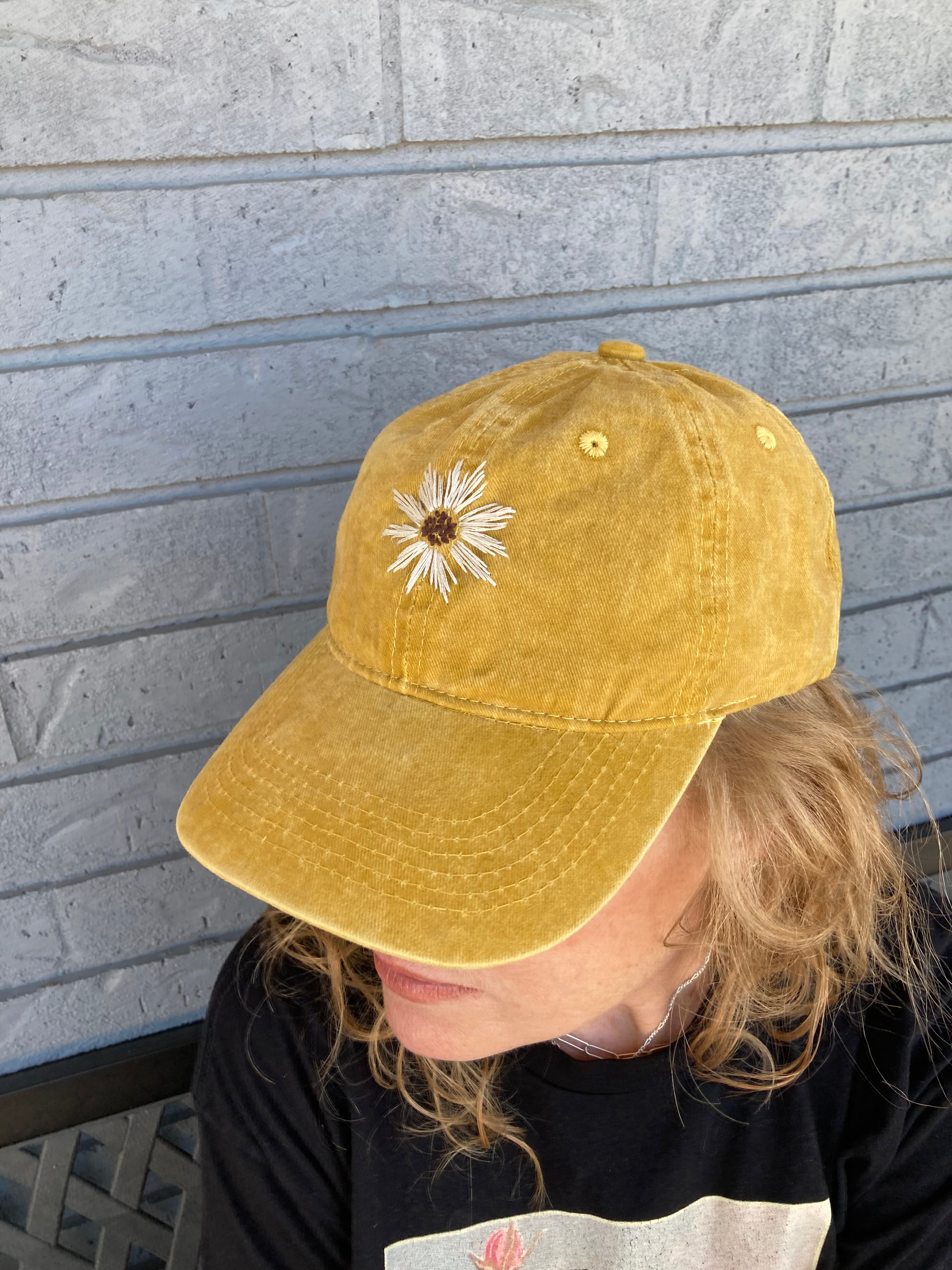 Wild Sour White Flower Hat WSH05G2