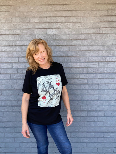 Wild Sour Rodeo Queen of Hearts Short Sleeve T-shirt WSTS001