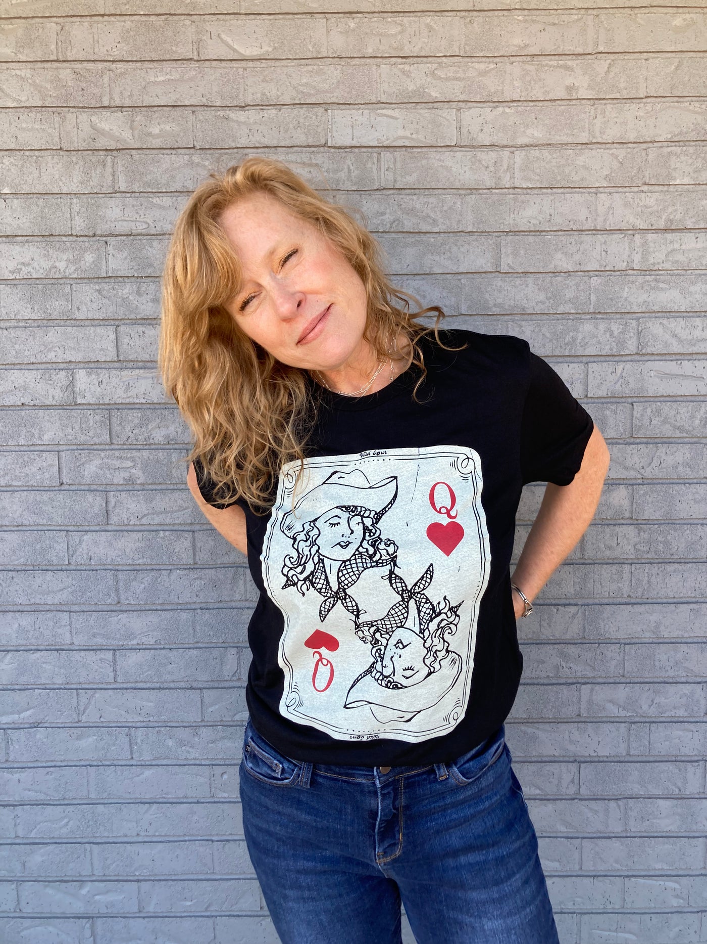 Wild Sour Rodeo Queen of Hearts Short Sleeve T-shirt WSTS001