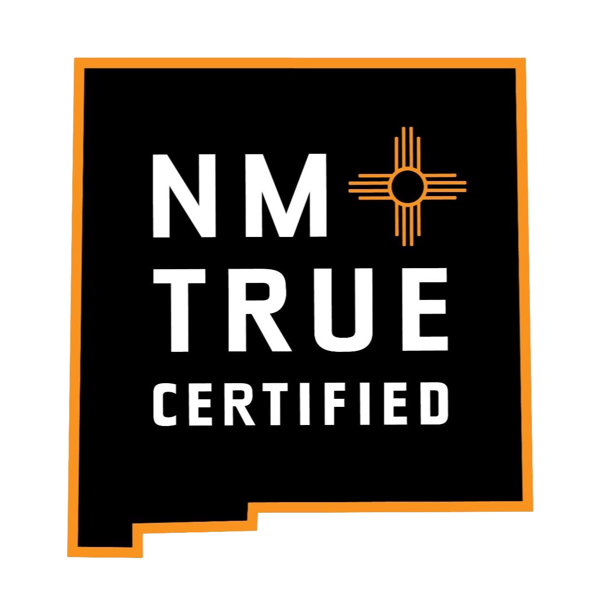 NM True Certified logo in black and orange.