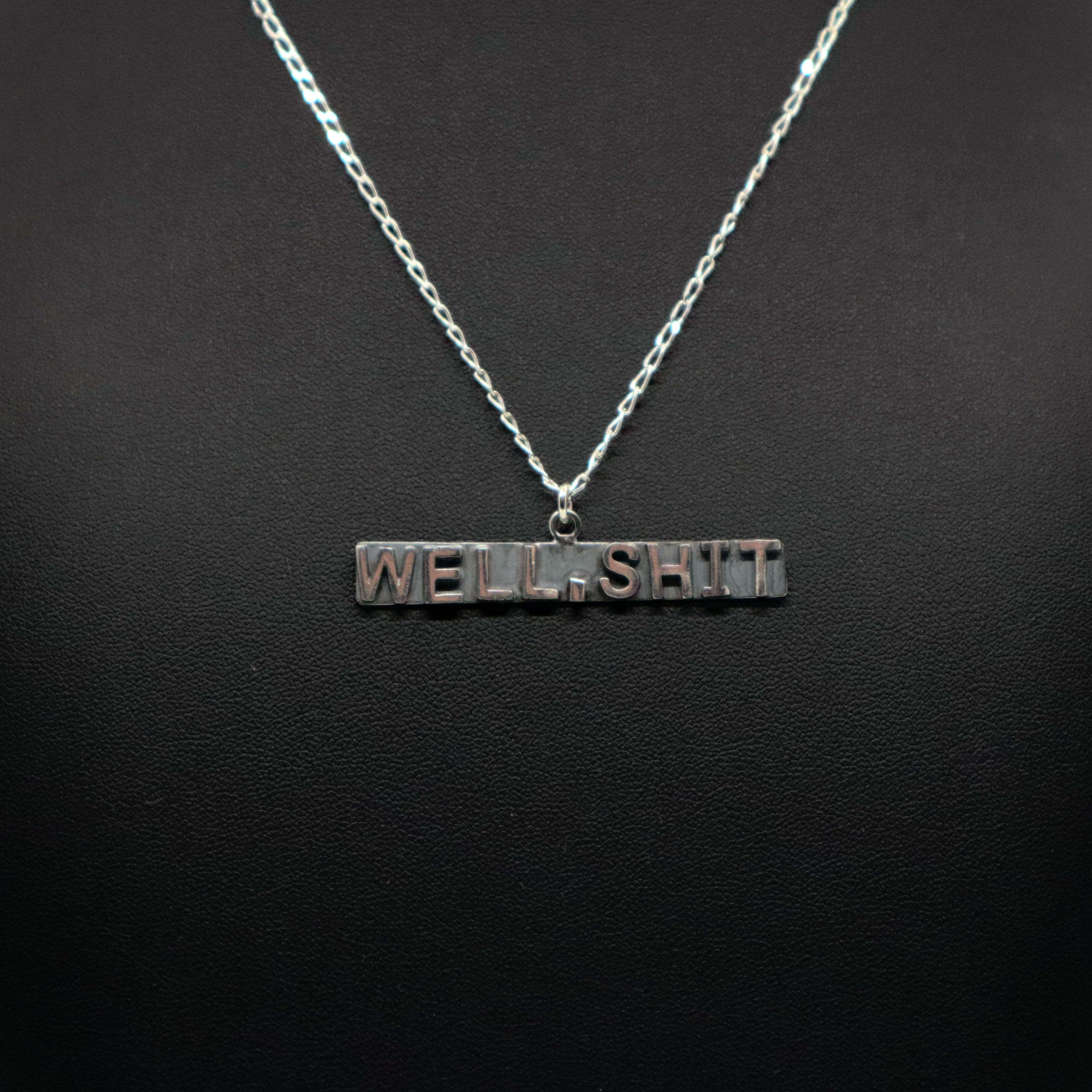 Handmade sterling silver necklace with 