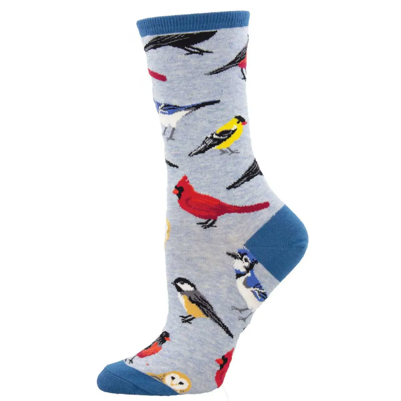 Bird Is The Word Socks Smith Crew Socks
