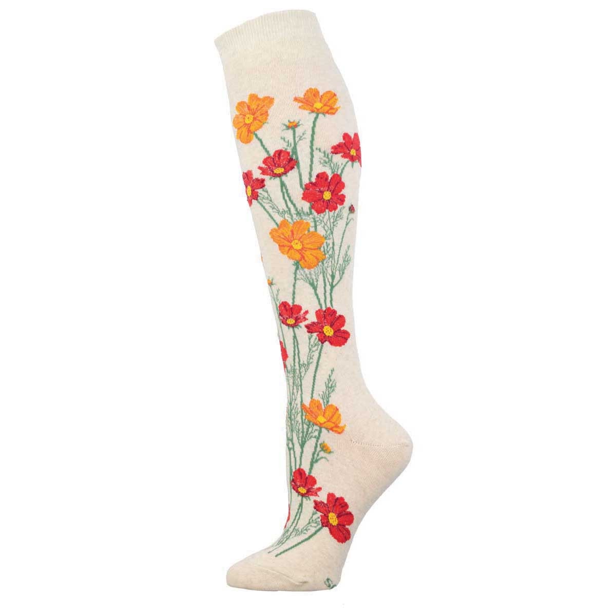 Where The Wildflowers Grow- Socks Smith Knee High Socks