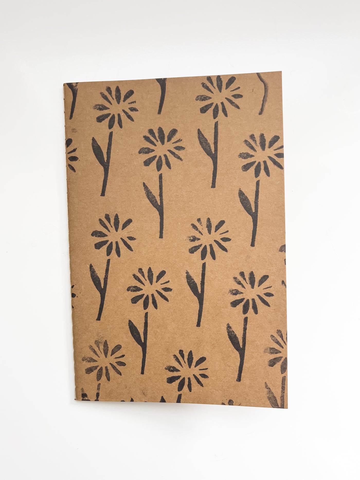 Wild Sour Hand Printed Daisy Sketch Book Journal