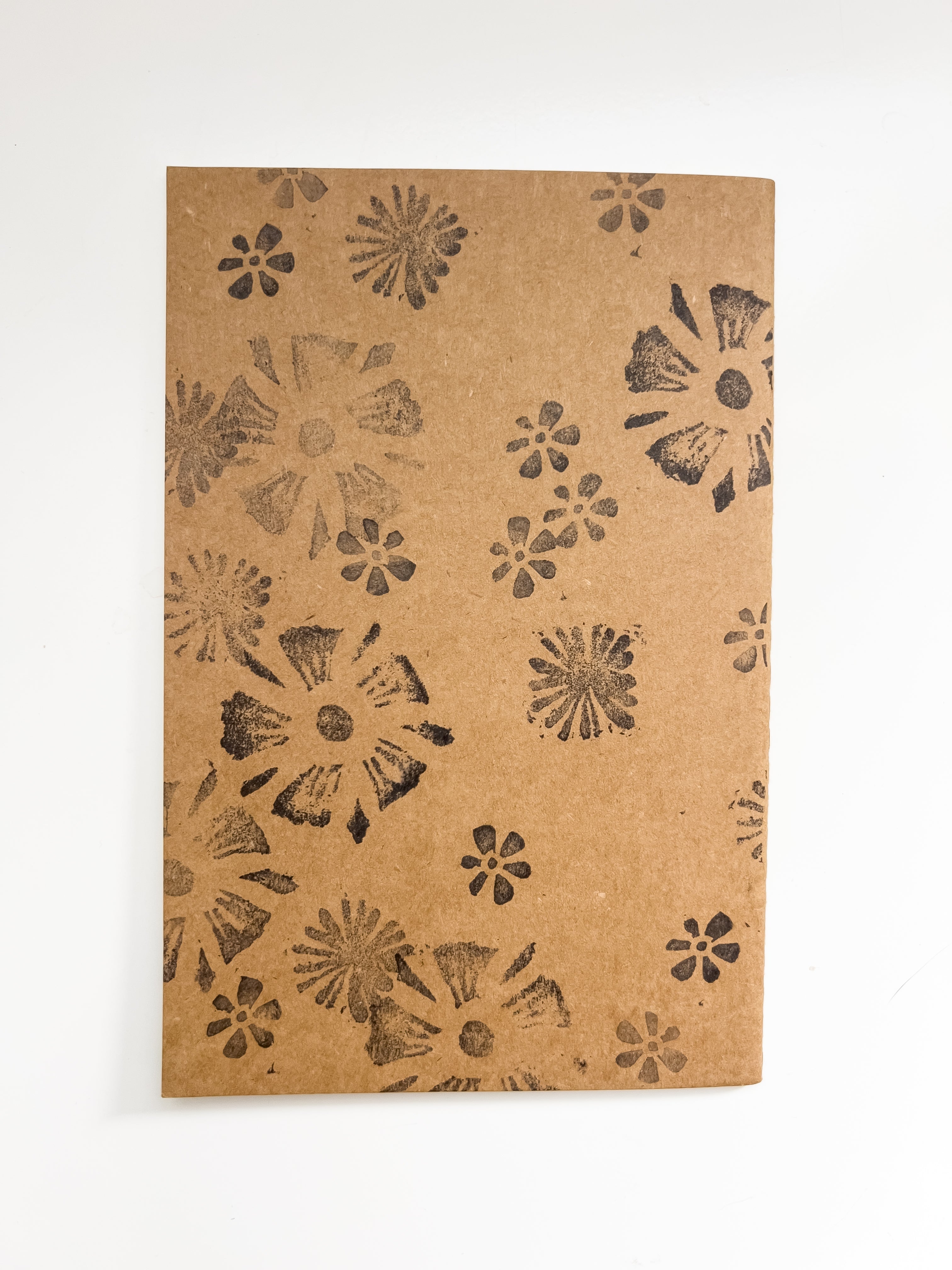 Wild Sour Hand Printed Moth Sketch Book Journal