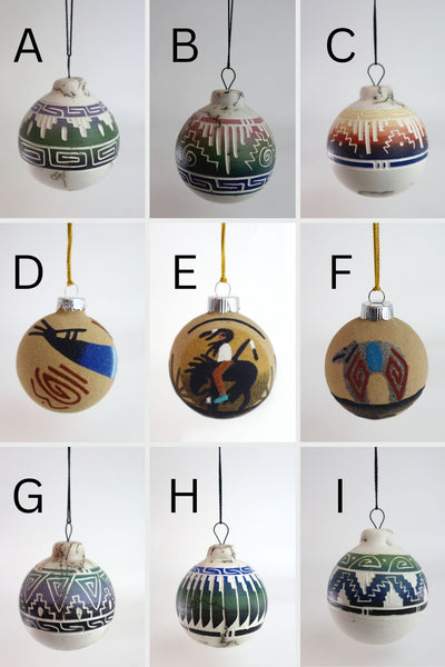 Navajo ornament collection showcasing traditional patterns and designs.