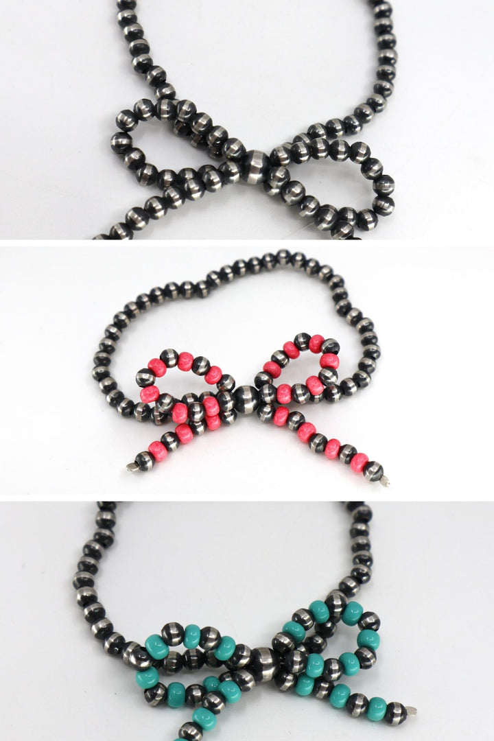 Handmade Pearl Bow Bracelet