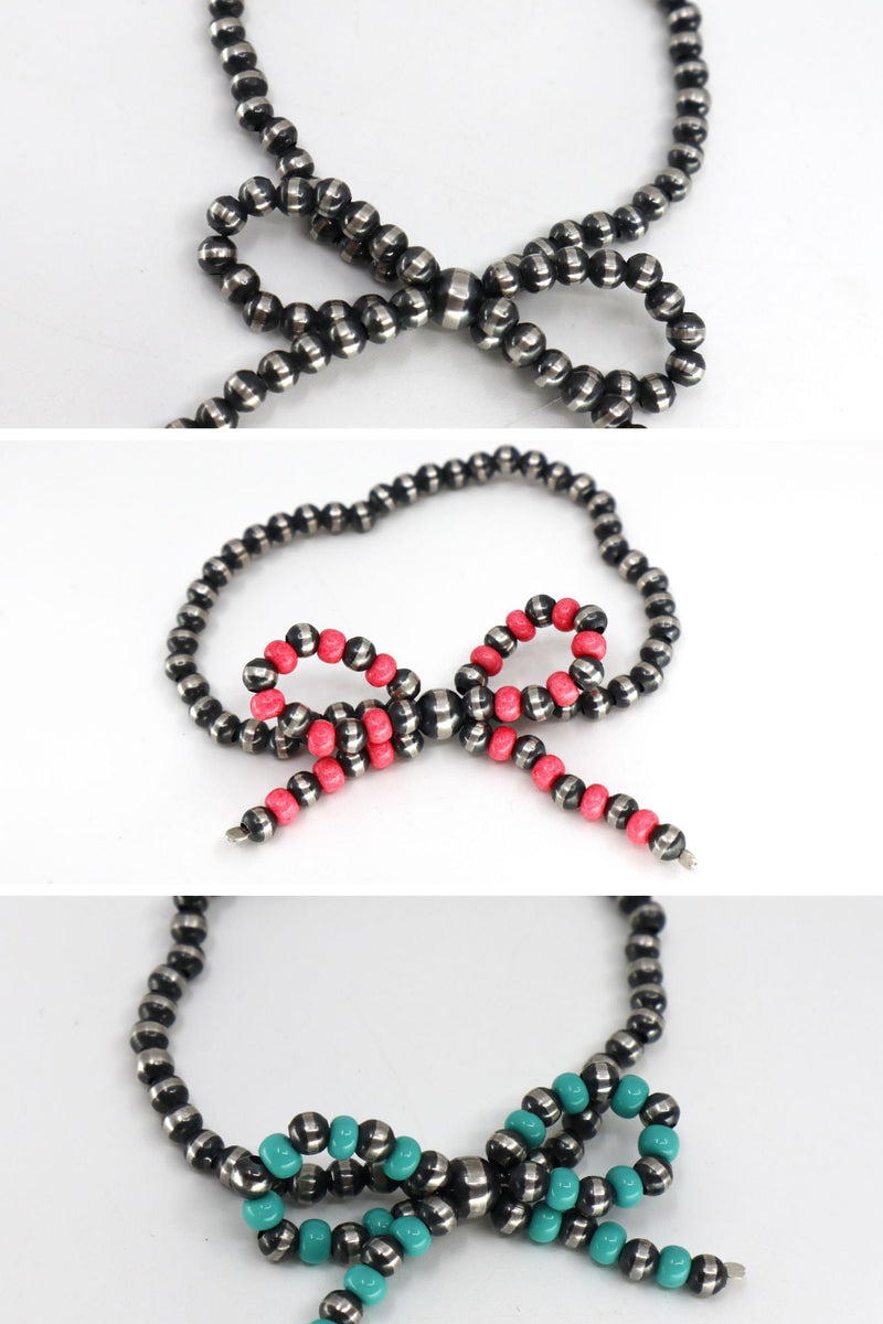 Handmade Pearl Bow Bracelet