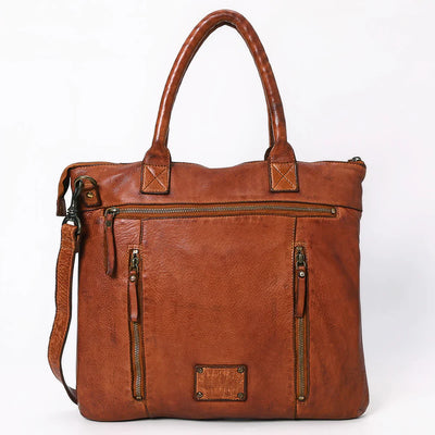Spaghetti Western Tote Handbag SWC179CG in handcrafted leather.