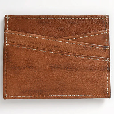 American Darling Card-holder ADCCM102L in brown leather with multiple slots
