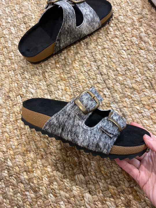 Boots Nicole Strap Cowhair Sandal