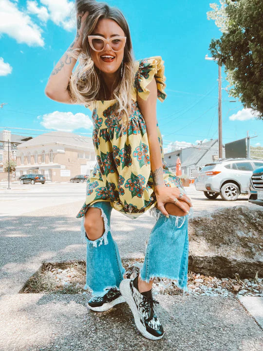 Boots Larry Cowhair Womens Sneaker