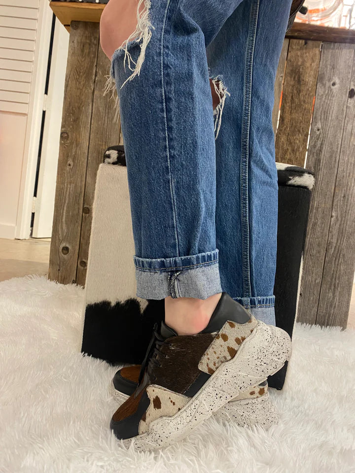 Boots Larry Cowhair Womens Sneaker