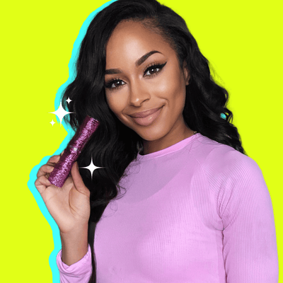Pink Glitter Mini Stun Gun | Bling Sting